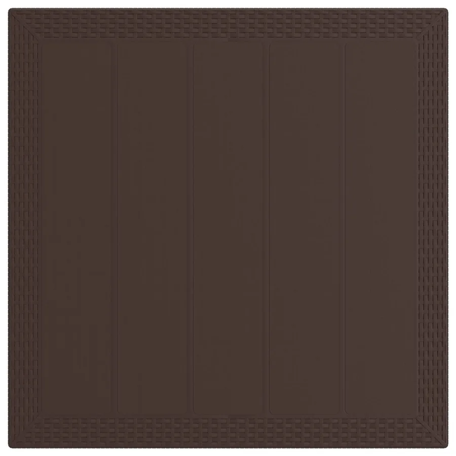 Ensemble de salle à manger pour jardin avec coussin 3 pcs PP - 7