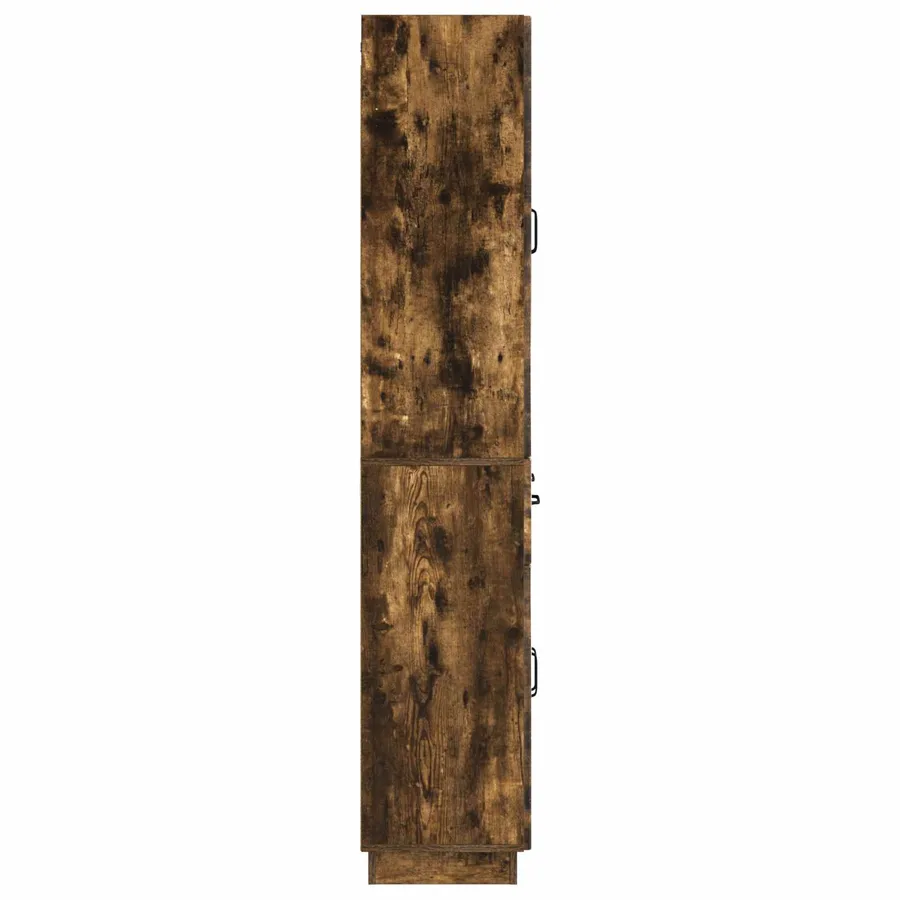 Ensemble de Meubles 2 pcs Chêne fumé Bois d'ingénierie - 6