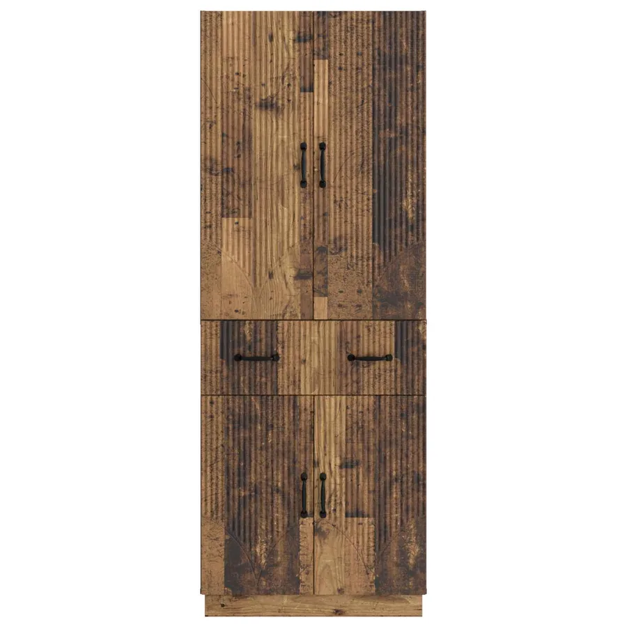 Ensemble de Meubles 2 pcs Bois ancien Bois d'ingénierie - 5