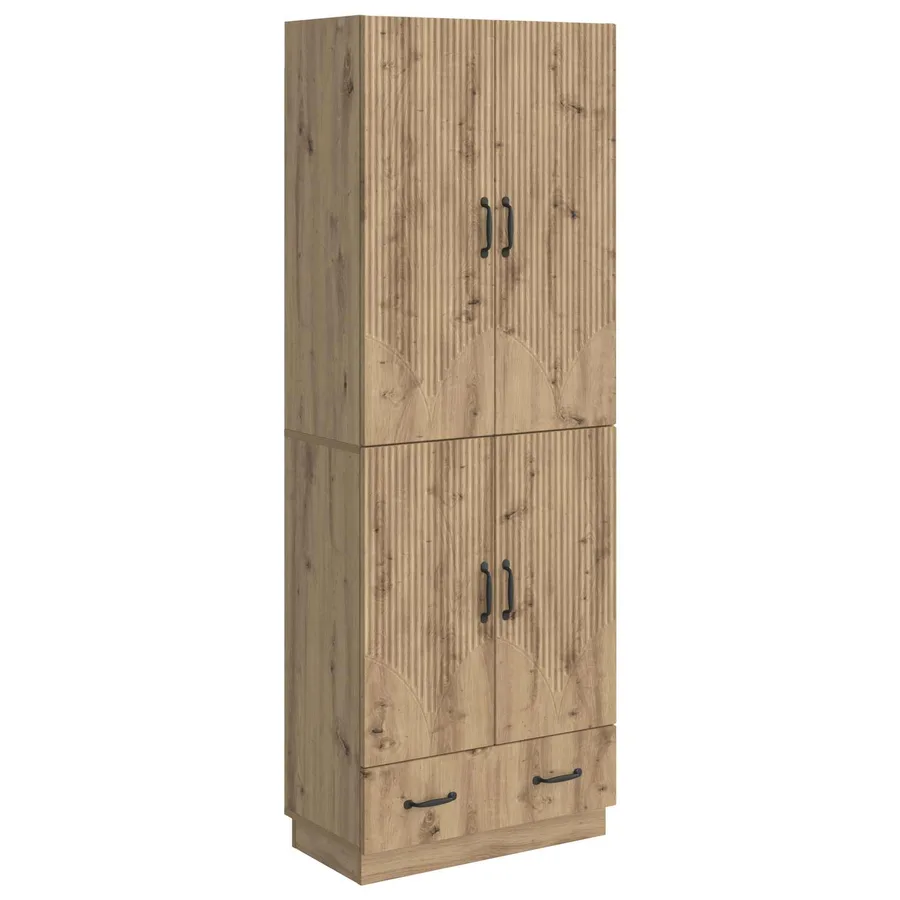 Ensemble de Meubles 2 pc Chêne artisanal Bois d'ingénierie - 2