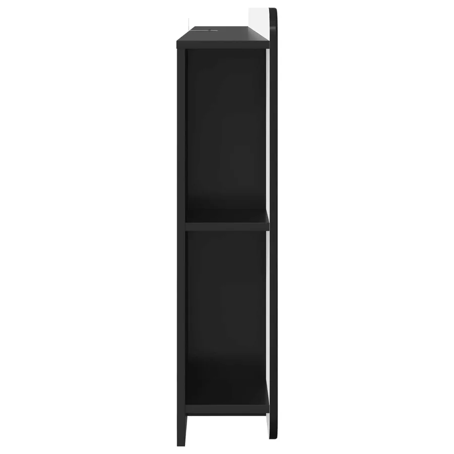 Cabinet de Tête de Lit avec stockage Bois d’ingénierie - 6