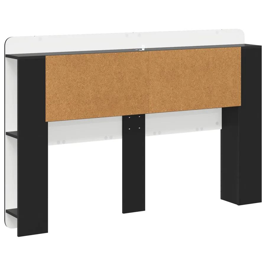 Cabinet de Tête de Lit avec stockage Bois d’ingénierie - 7