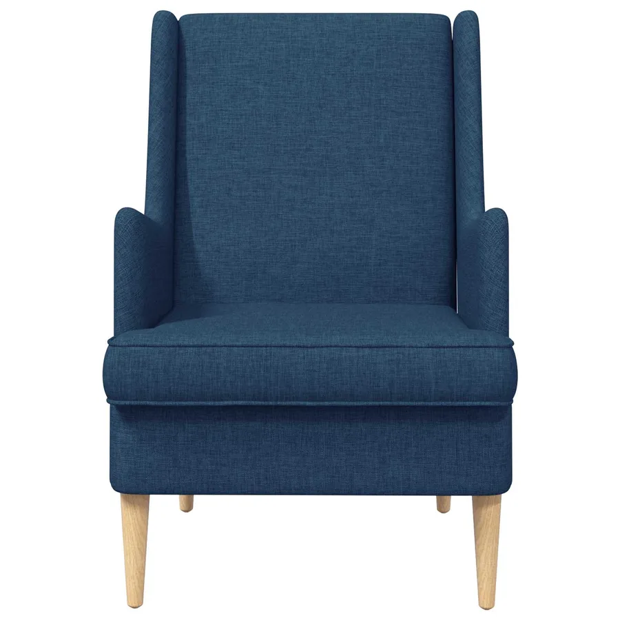 Fauteuil Bleu Tissu - 4