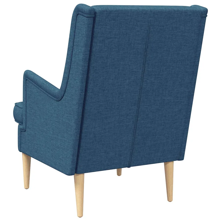 Fauteuil Bleu Tissu - 6