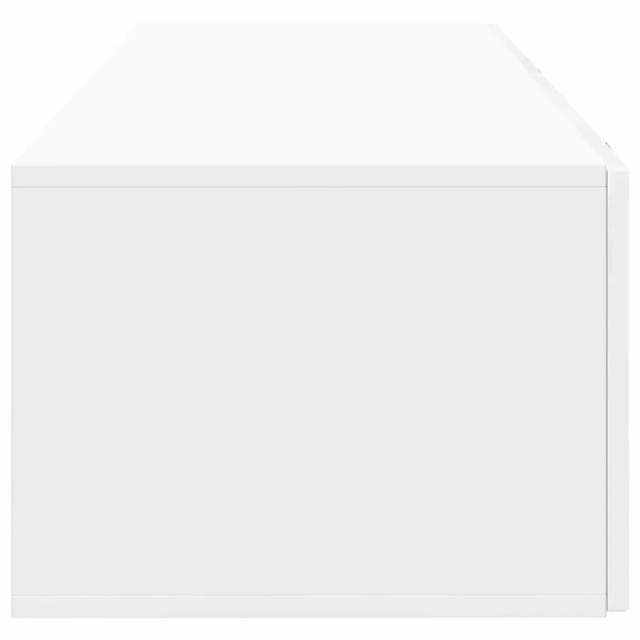 Meuble TV mural Montage mural Blanc brillant 98 x 41 x 30 cm - 7