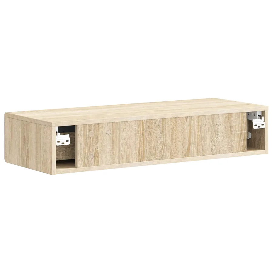 Table d'appoint murale Chêne Sonoma 87,5 x 34,5 x 17 cm - 7