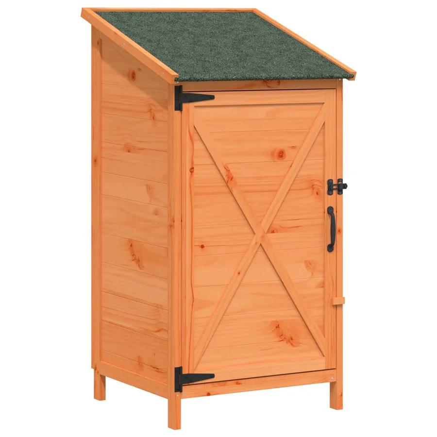 Abri de jardin Marron 59,5 x 56 x 113,5 cm Bois de Sapin Massif - 2