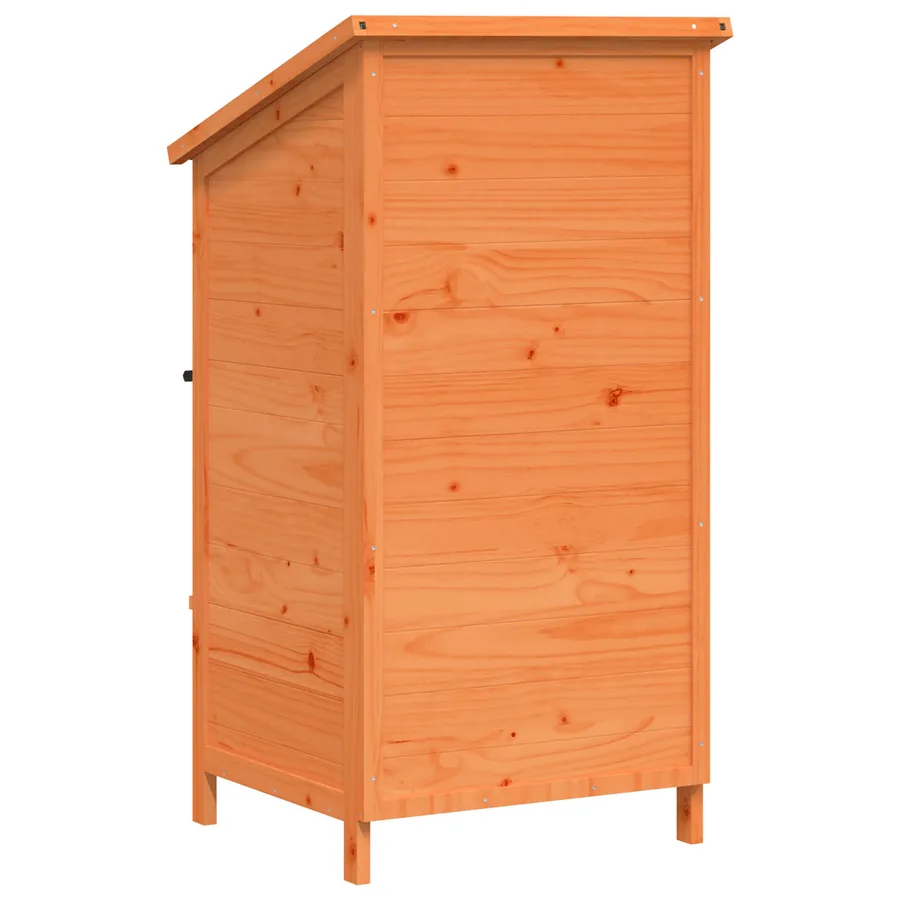Abri de jardin Marron 59,5 x 56 x 113,5 cm Bois de Sapin Massif - 7