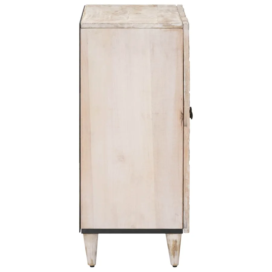 Buffet de Rangement Blanc 60 x 33,5 x 75 cm - 4