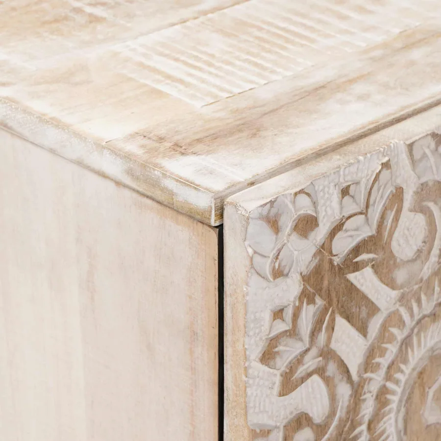 Buffet de Rangement Blanc 60 x 33,5 x 75 cm - 6