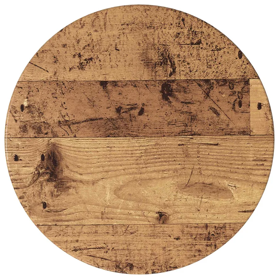 Meuble d'appoint Bois ancien Ø40 x 50 cm Bois d’ingénierie - 7