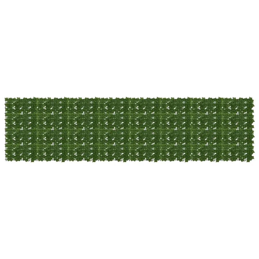 Écran de balcon avec feuilles Vert 400 x 100 cm