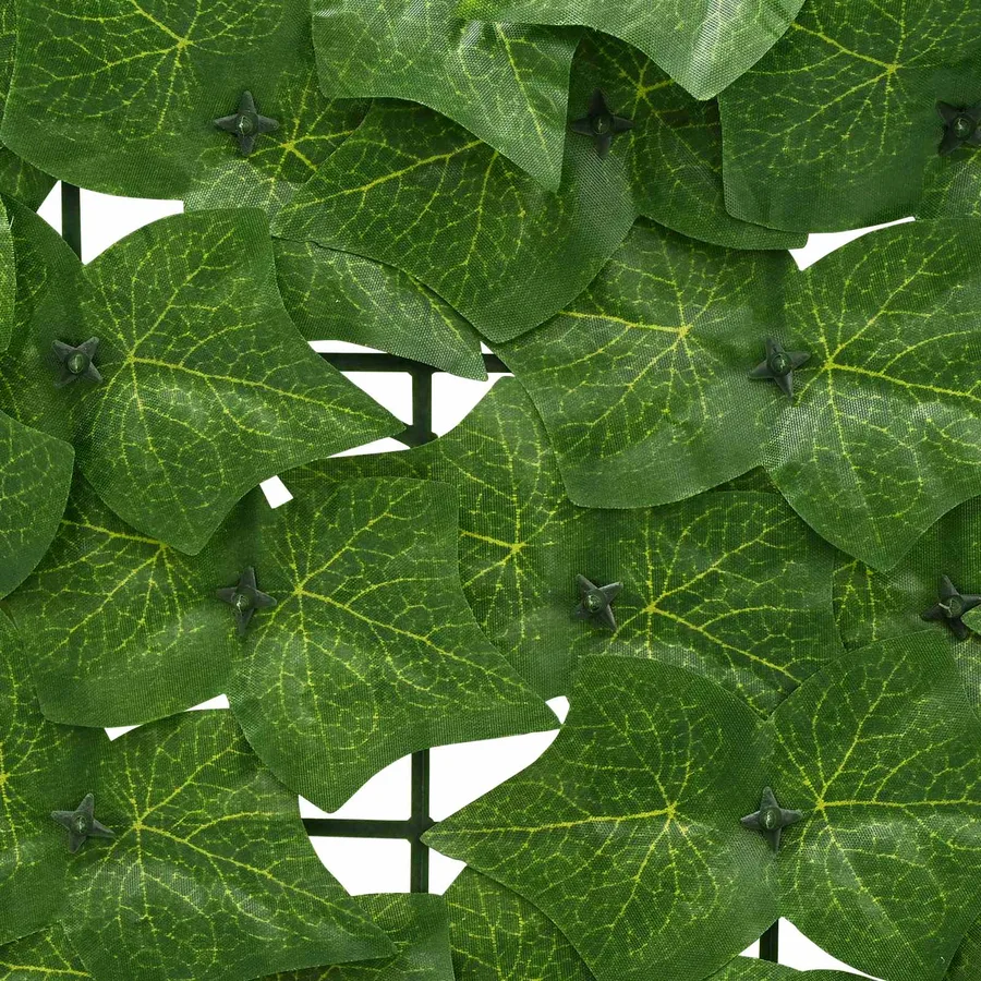 Écran de balcon avec feuilles Vert 400 x 100 cm - 4