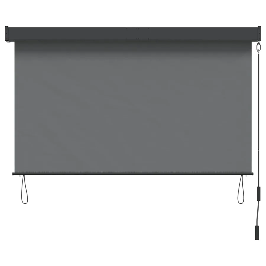 Store enrouleur Gris clair 180 x 250 cm Tissu et Aluminium - 3