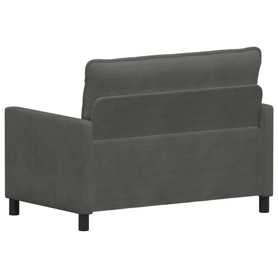 Canapé Gris foncé 126 x 81 x 87,5 cm Tissu - 5