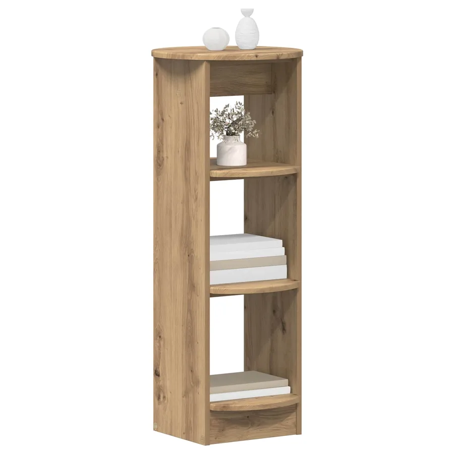 Meuble d'appoint Chêne artisanal 40 x 40 x 100 cm - 3