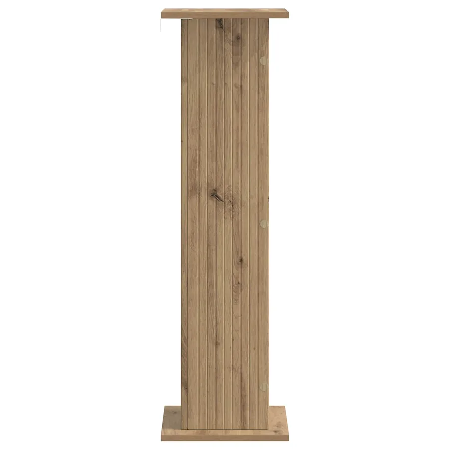 Support de Plante Chêne artisanal 30,5 x 30 x 100,5 cm - 6