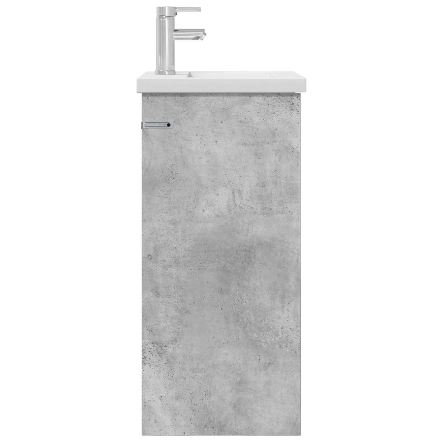 Meuble de salle de bain avec évier Gris béton 42 x 40 x 84,5 cm - 4