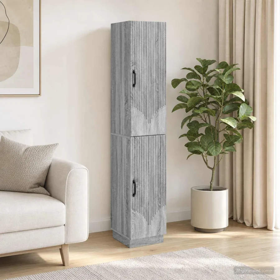 Ensemble de Meubles 2 pcs Sonoma gris Bois d'ingénierie