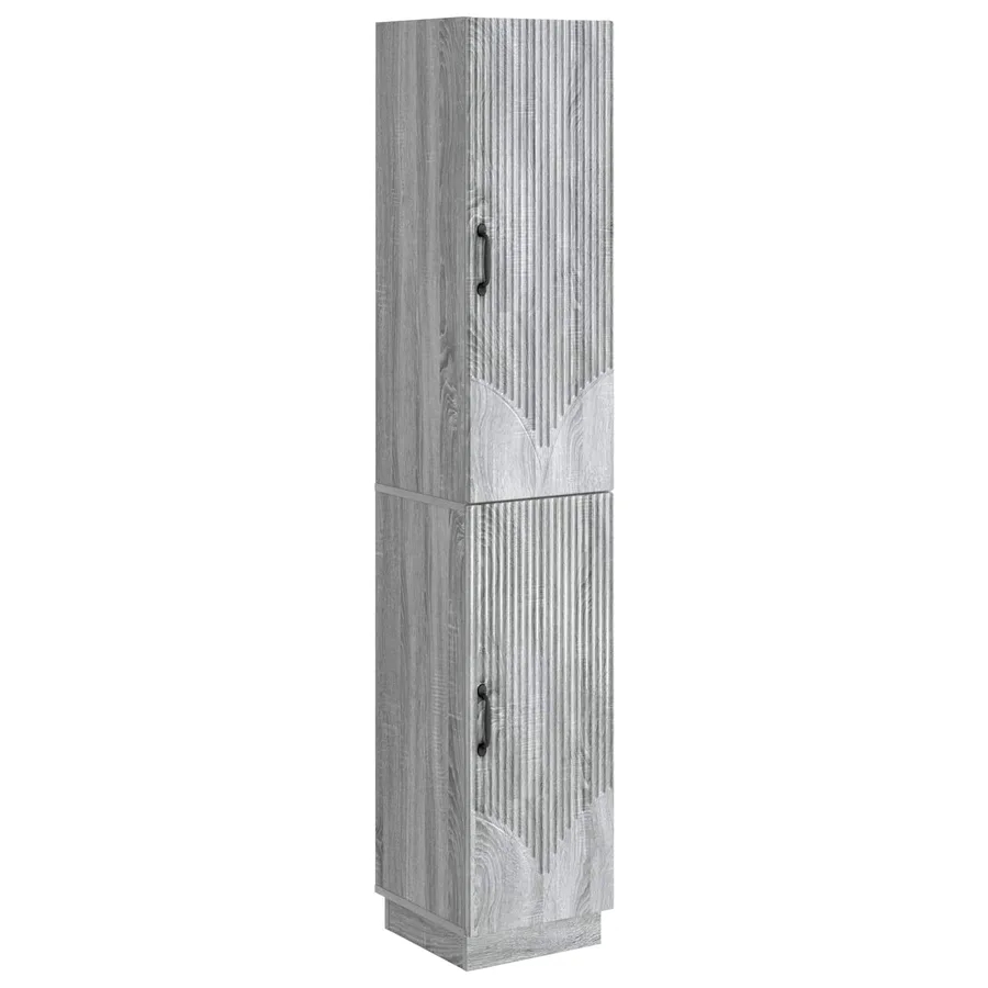 Ensemble de Meubles 2 pcs Sonoma gris Bois d'ingénierie - 2