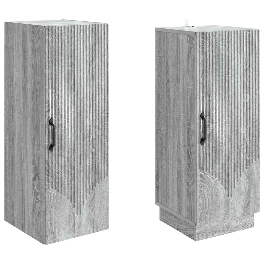 Ensemble de Meubles 2 pcs Sonoma gris Bois d'ingénierie - 4