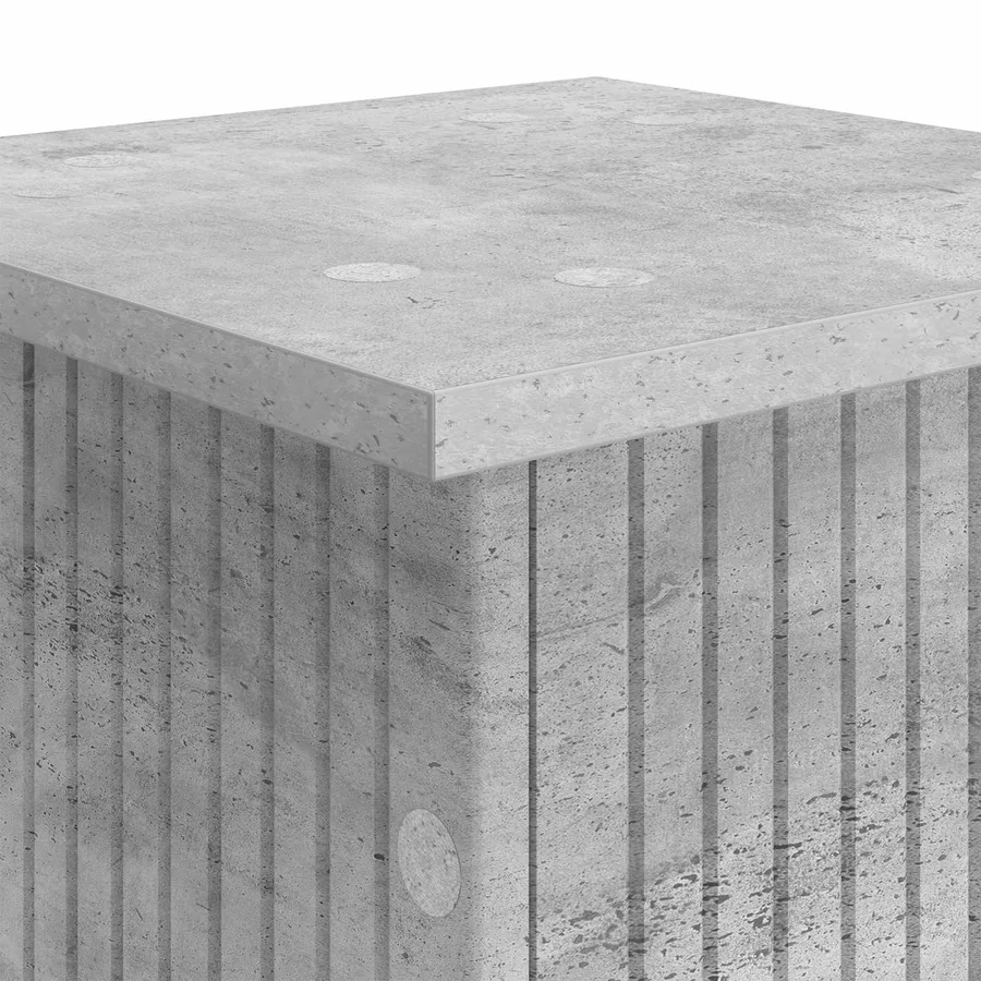 Support de Plante 2 pcs Gris béton 30,5 x 30 x 43 cm - 9