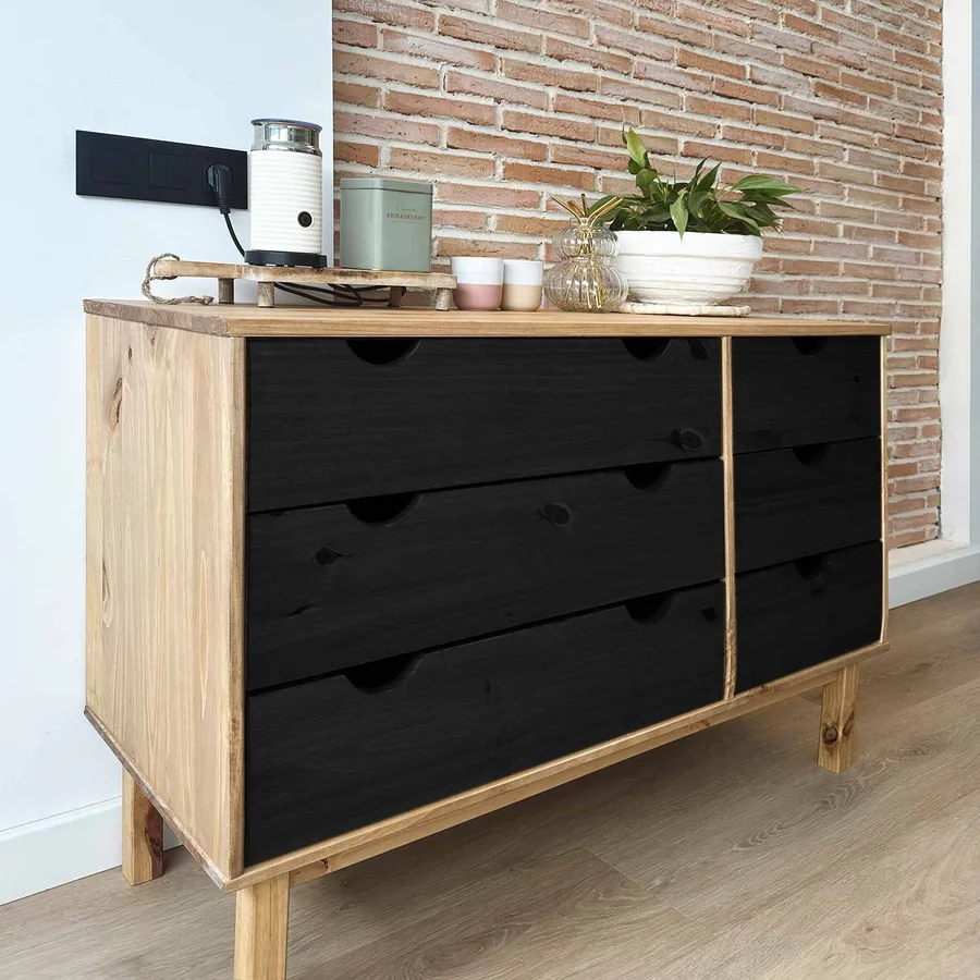 Armoire à tiroirs avec tiroir OTTA Noir 111 x 43 x 73,5 cm