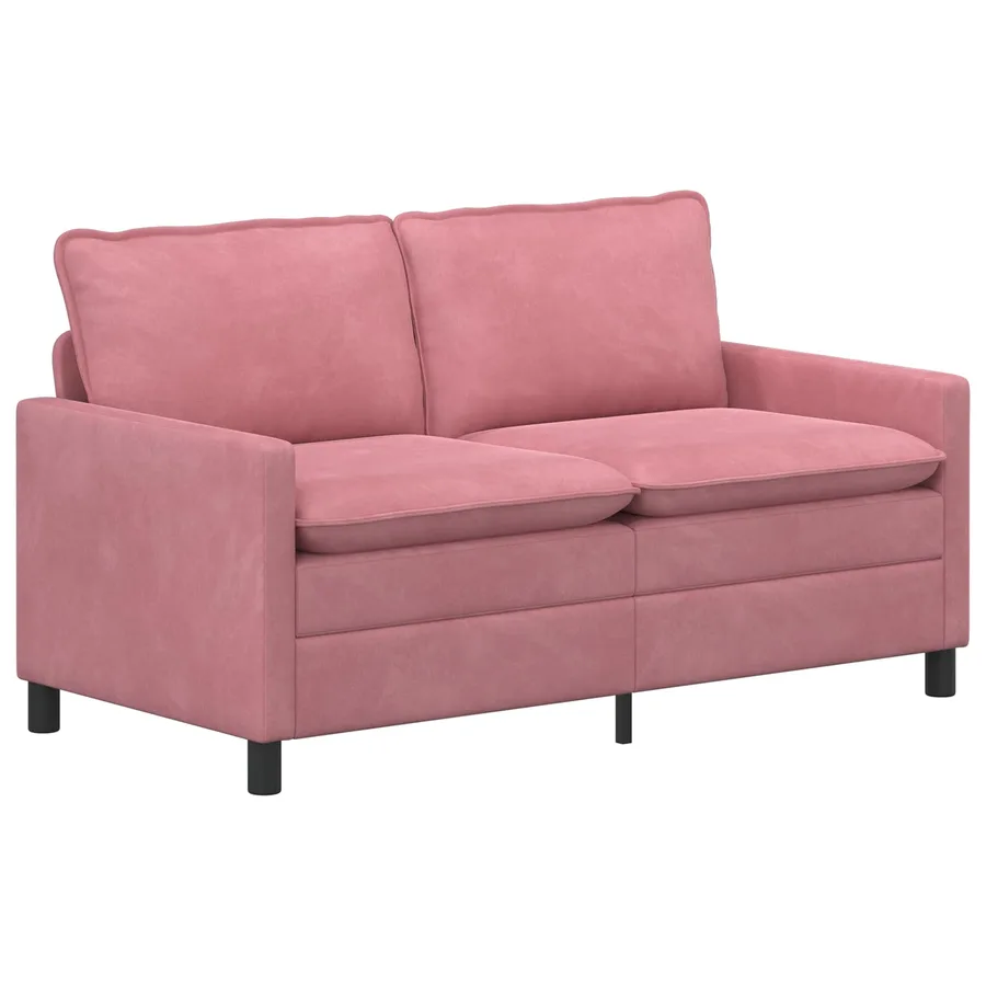 Canapé Rose 156 x 81 x 87,5 cm Velours - 2