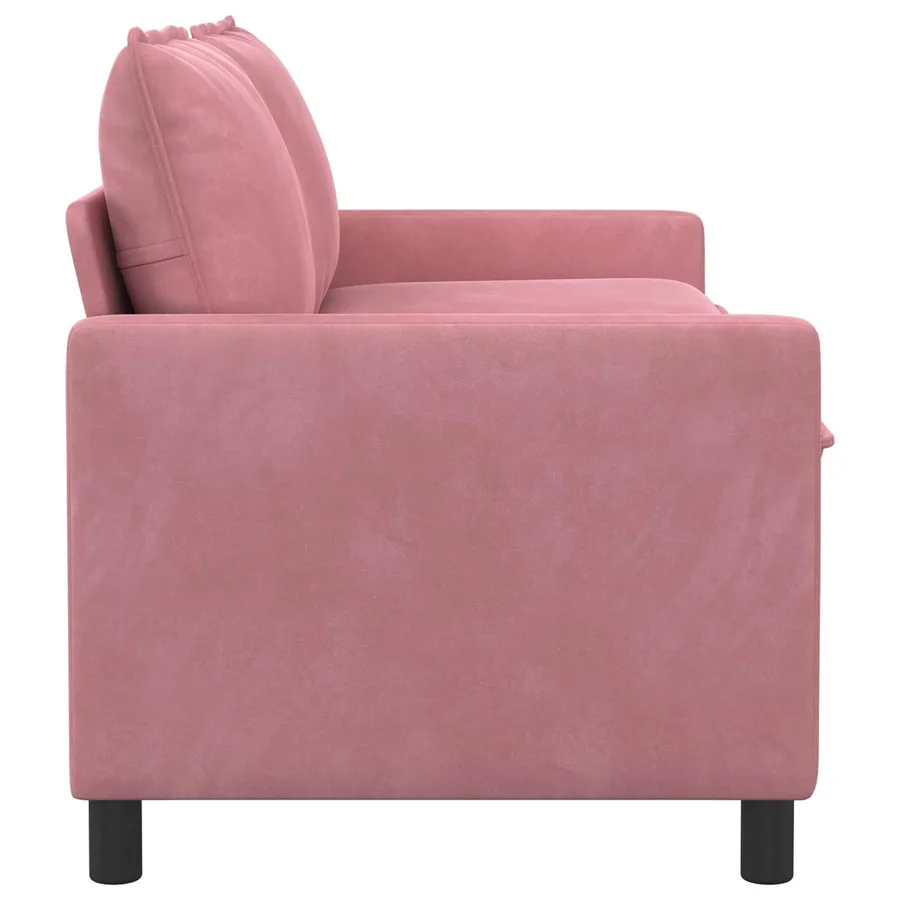 Canapé Rose 156 x 81 x 87,5 cm Velours - 4