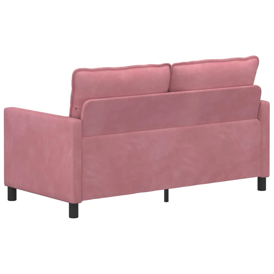 Canapé Rose 156 x 81 x 87,5 cm Velours - 5