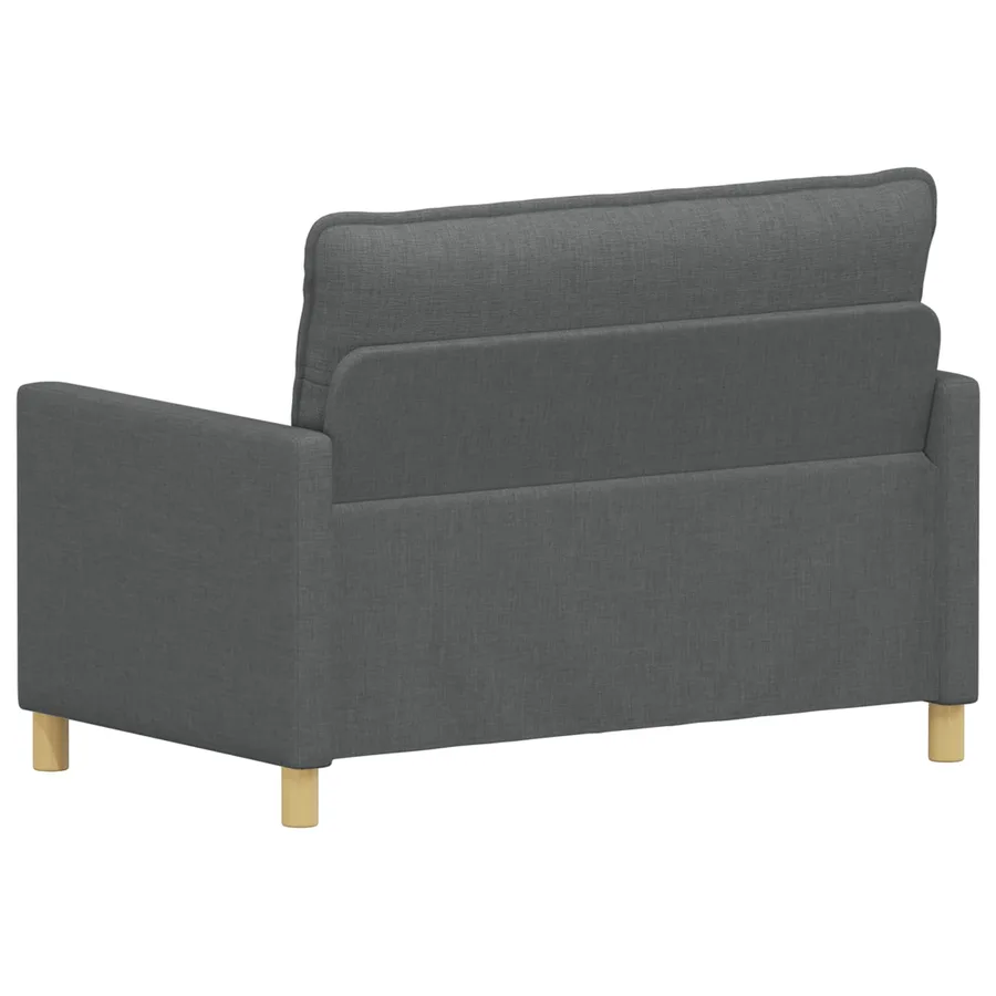 Canapé Gris foncé 126 x 81 x 87,5 cm Tissu - 5