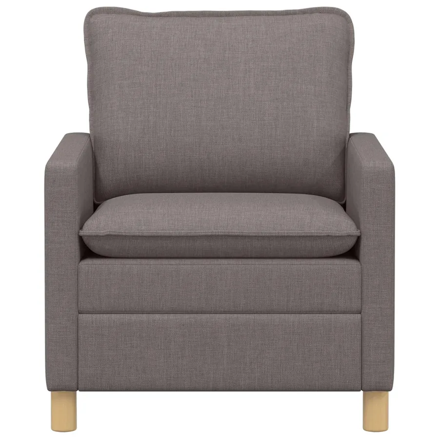Canapé Taupe 76 x 81 x 87,5 cm Tissu - 3