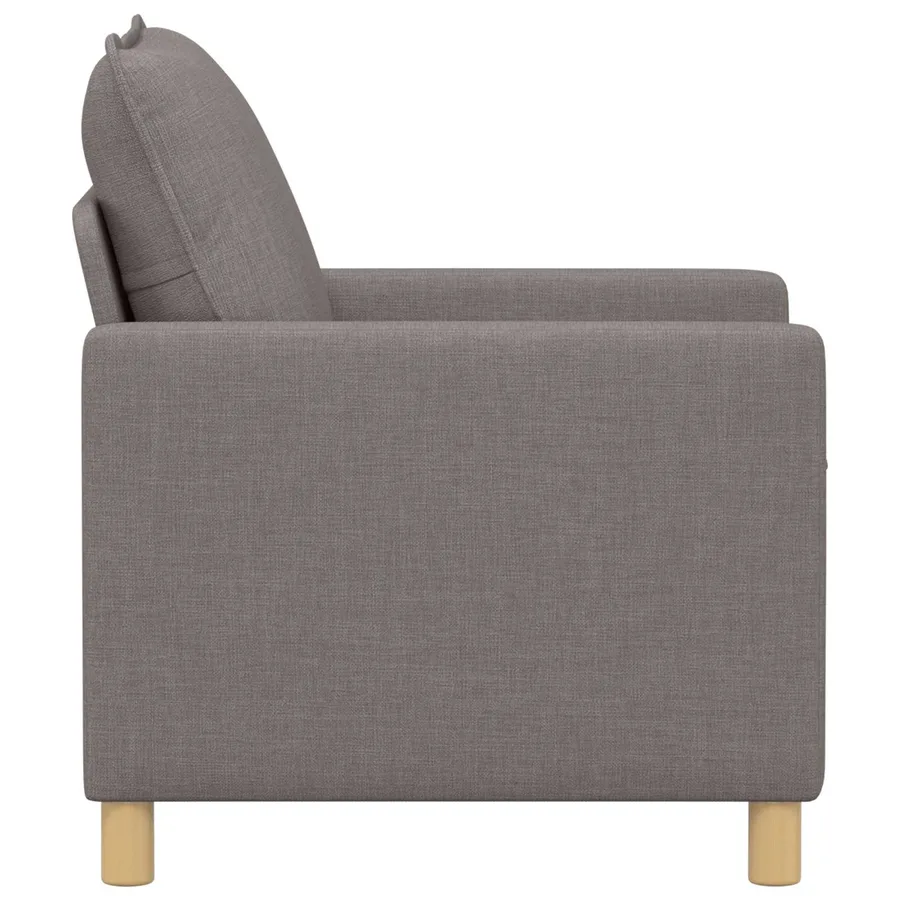 Canapé Taupe 76 x 81 x 87,5 cm Tissu - 4