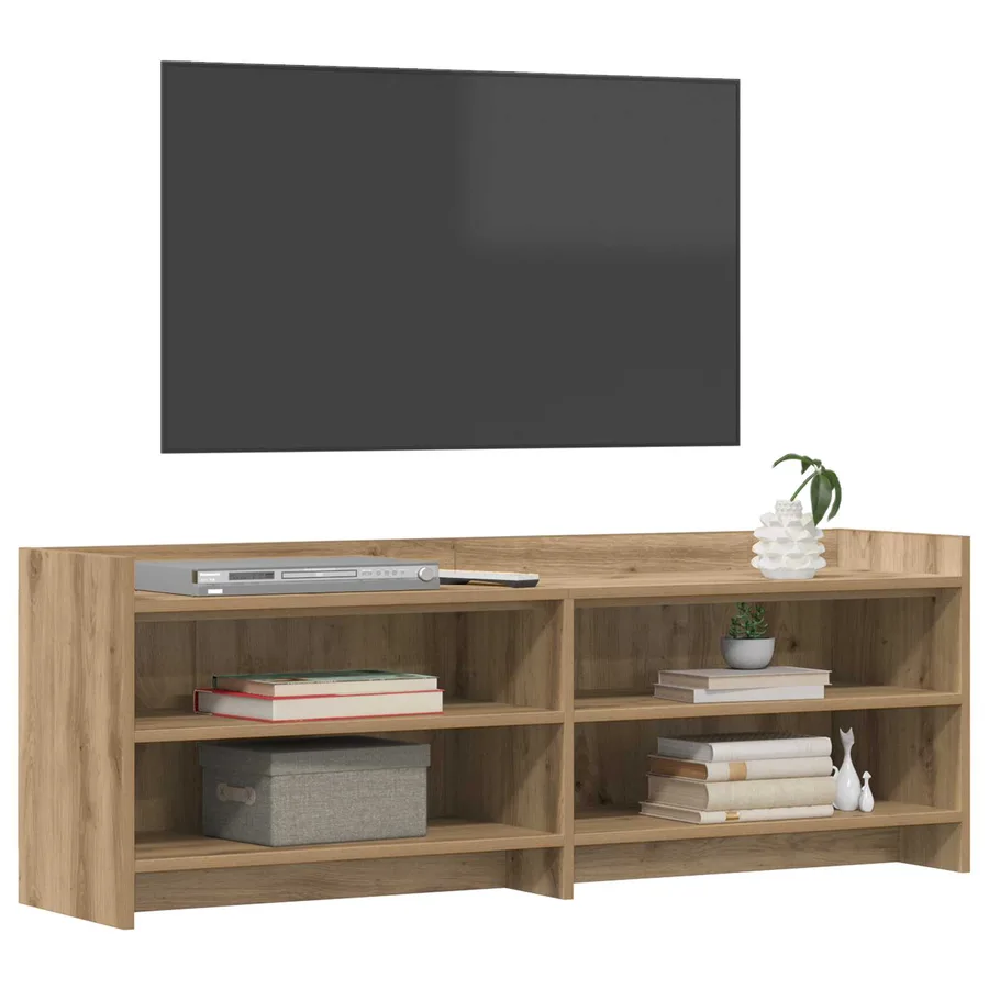 Meuble TV 135 x 33 x 47 cm Chêne artisanal Bois d'ingénierie - 3