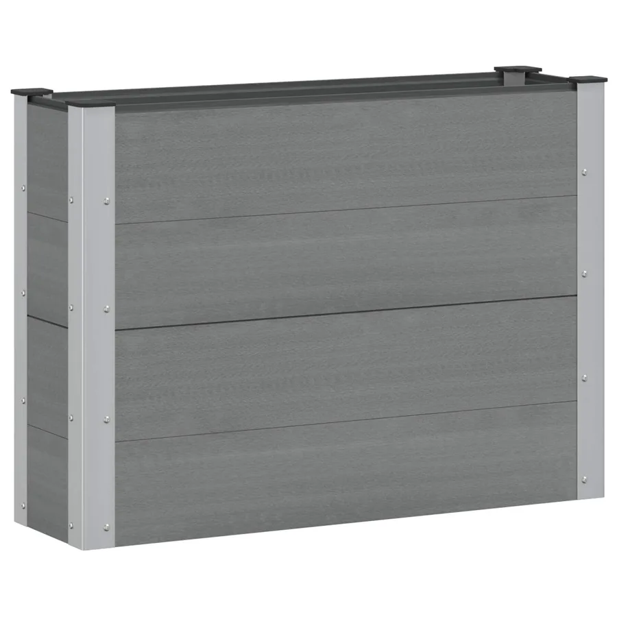 Jardinière surélevée Gris 100 x 30 x 72 cm - 2