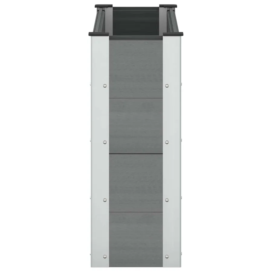 Jardinière surélevée Gris 100 x 30 x 72 cm - 4
