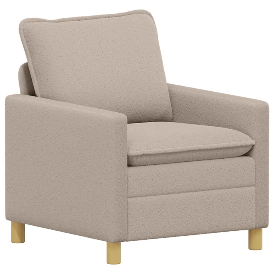 Canapé Gris clair 76 x 81 x 87,5 cm Tissu - 2