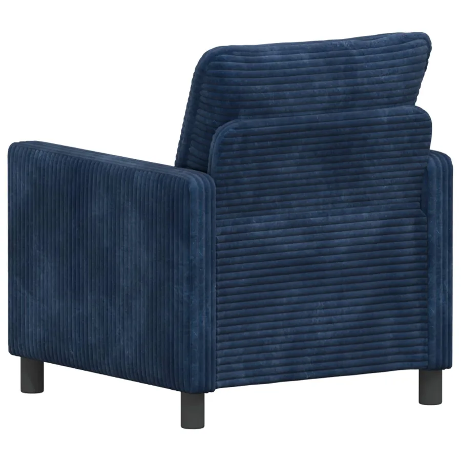 Canapé Bleu marine 76 x 81 x 87,5 cm Polyester - 5