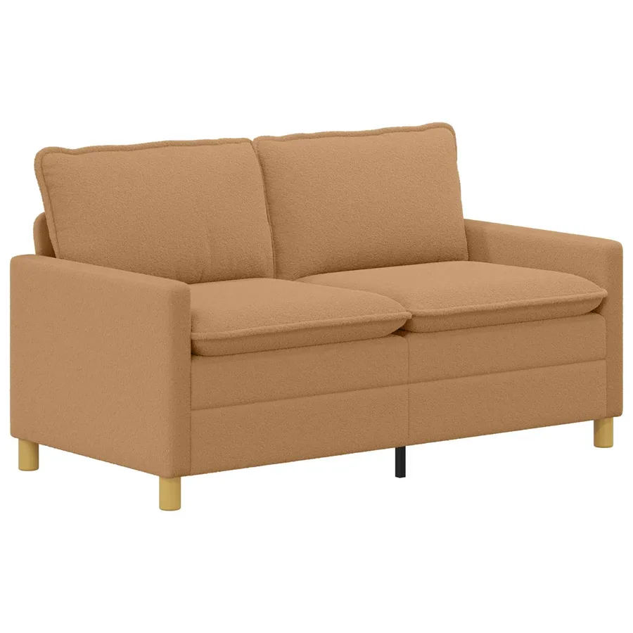 Canapé Beige 156 x 81 x 87,5 cm Tissu - 2