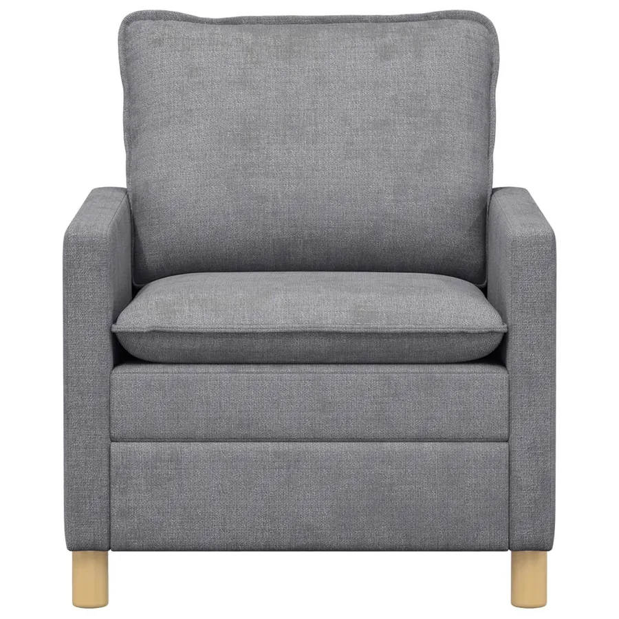 Canapé Gris clair 76 x 81 x 87,5 cm Polyester - 3