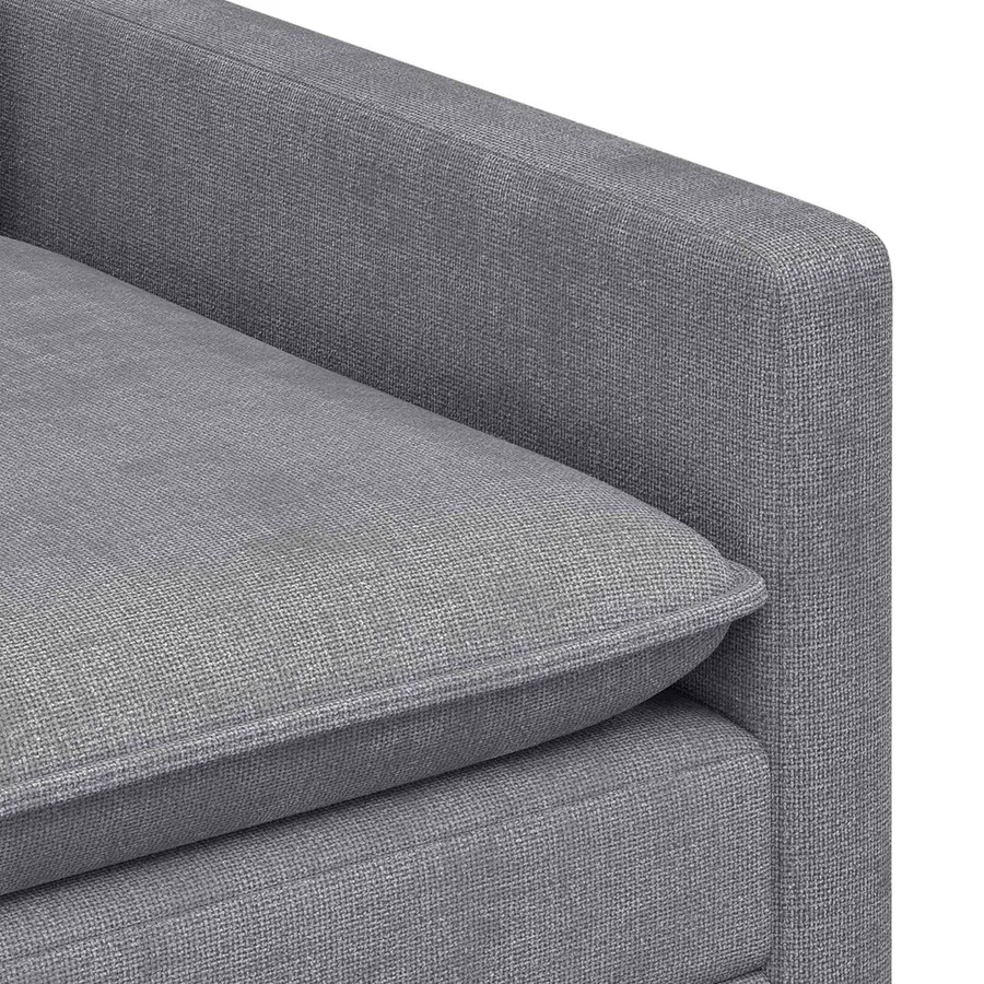 Canapé Gris clair 76 x 81 x 87,5 cm Polyester - 6