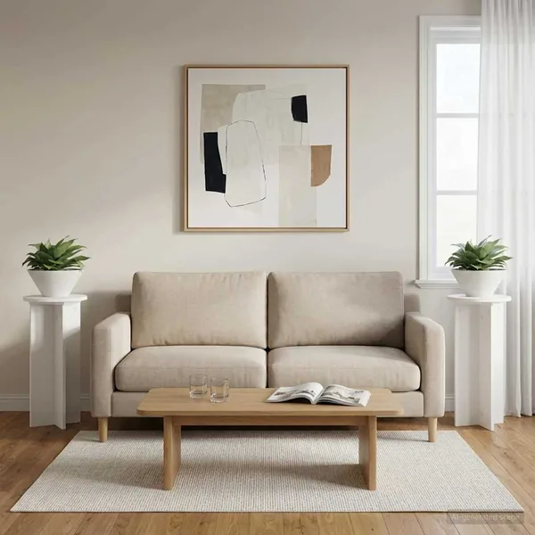 Support de Plante 2 pcs Blanc Ø29,5 x 60 cm Bois d'ingénierie