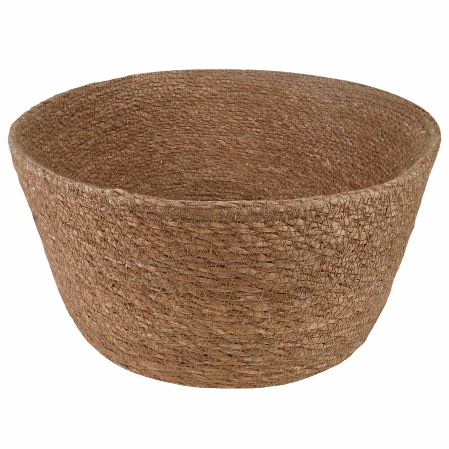 Pot de plante avec poignées 2 pcs Naturel Ø 22 x 20 cm - 2