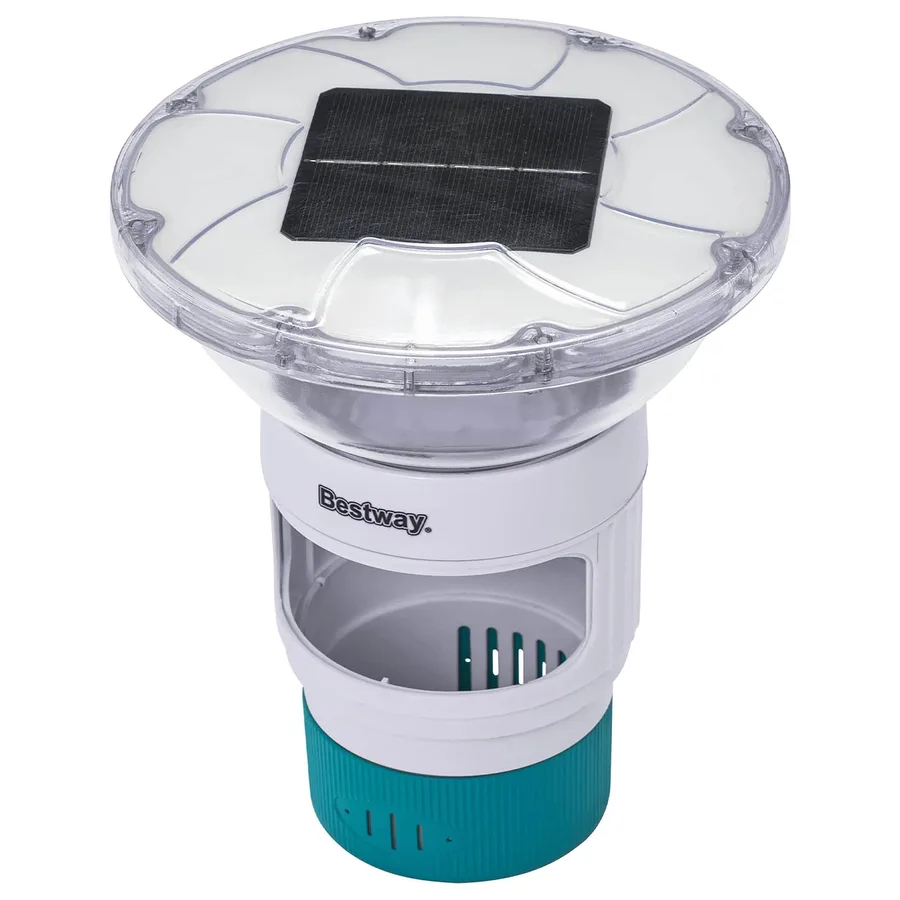 Bestway Lumière solaire flottante Blanc Ø 7,6 cm PC et ABS - 2