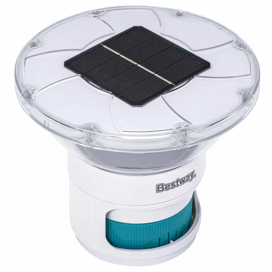 Bestway Lumière solaire flottante Blanc Ø 7,6 cm PC et ABS - 8