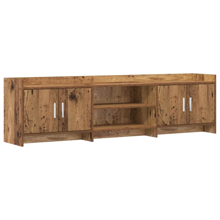Meuble TV 168 x 33 x 47 cm Bois ancien Bois d'ingénierie - 2