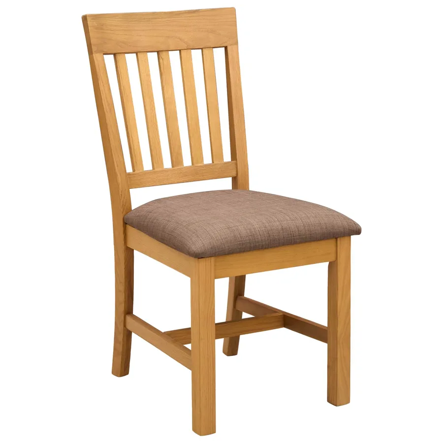 Chaise de salle à manger 2 pcs Bois de chêne massif Gris - 2