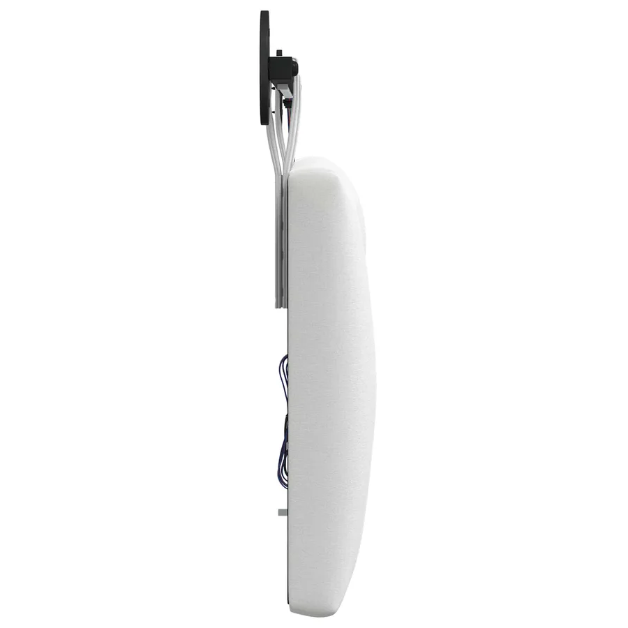Tête de lit suspendue Avec lumière LED Blanc Tissu - 7