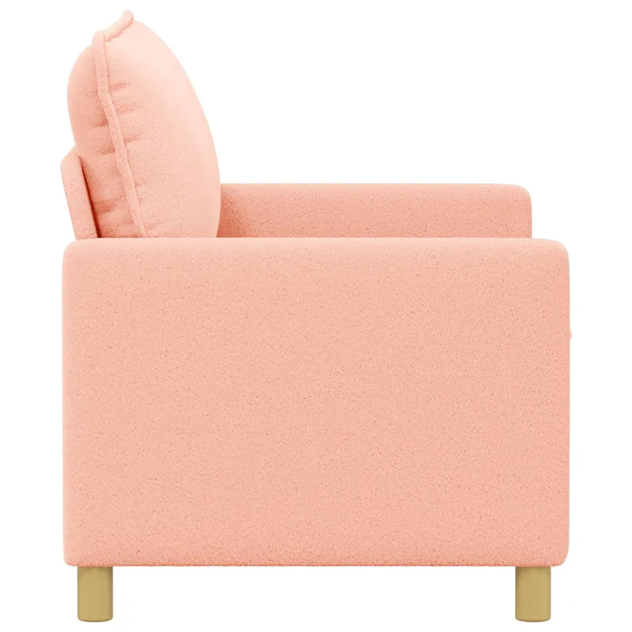 Canapé Rose 126 x 81 x 87,5 cm Tissu - 4