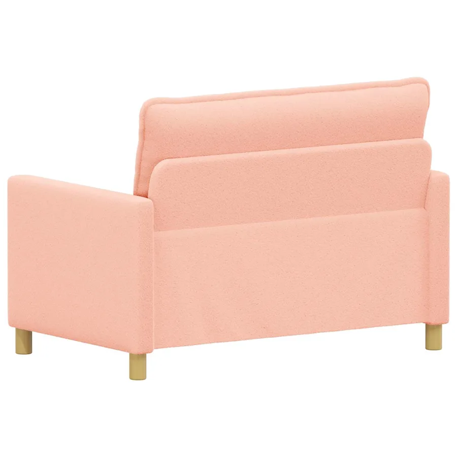 Canapé Rose 126 x 81 x 87,5 cm Tissu - 5